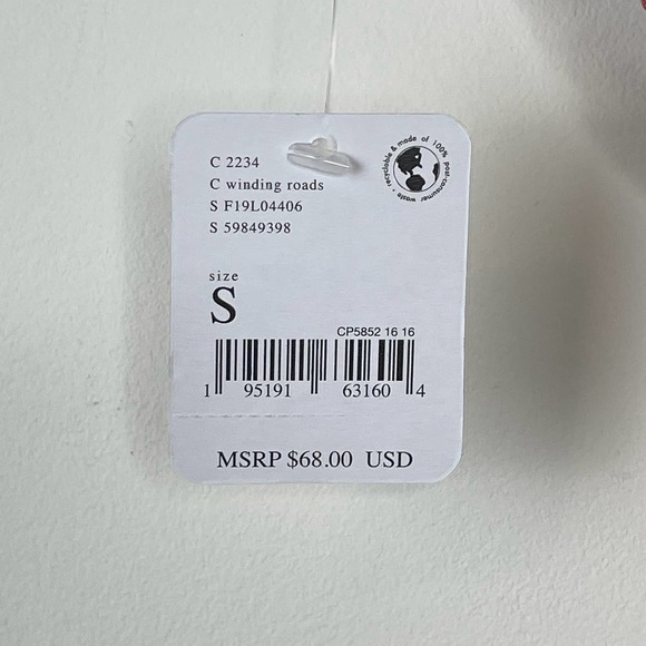 Free People One Orange Winding Road Adella Cami Top NWT Size Small - Picture 8 of 8